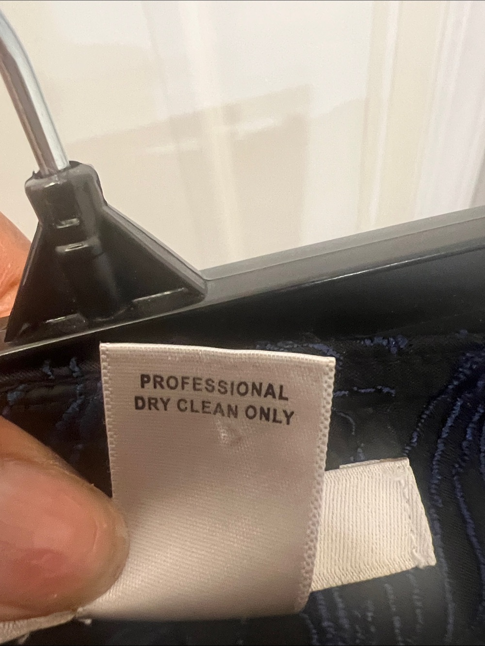 Cache Navy Textured Boot-Cut Pants - Picture 3 of 7